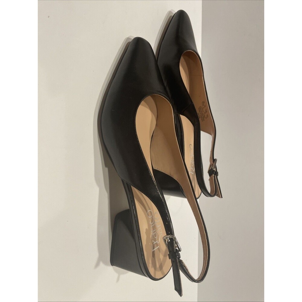 Franco Sarto Black Leather Slip Back Size 8.5 NIB - Picture 4 of 12